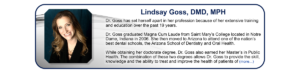 Lindsay Goss, DMD, MPH