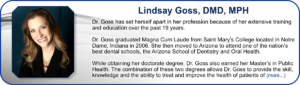Lindsay Goss DMD, MPH