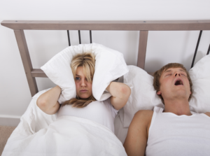 Man Snoring with Upset Wife 2